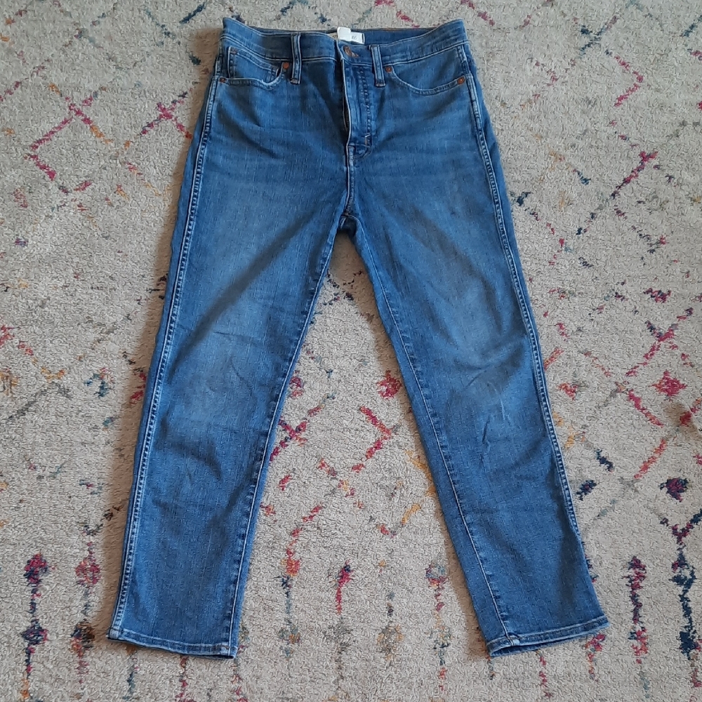 Madewell Stovepipe straight leg jeans 27